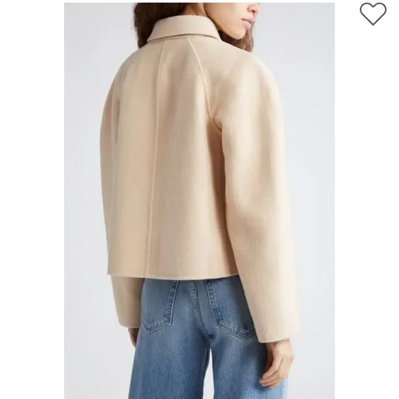 NWOT Ulla Johnson Coralie Wool Cropped jacket in bone color